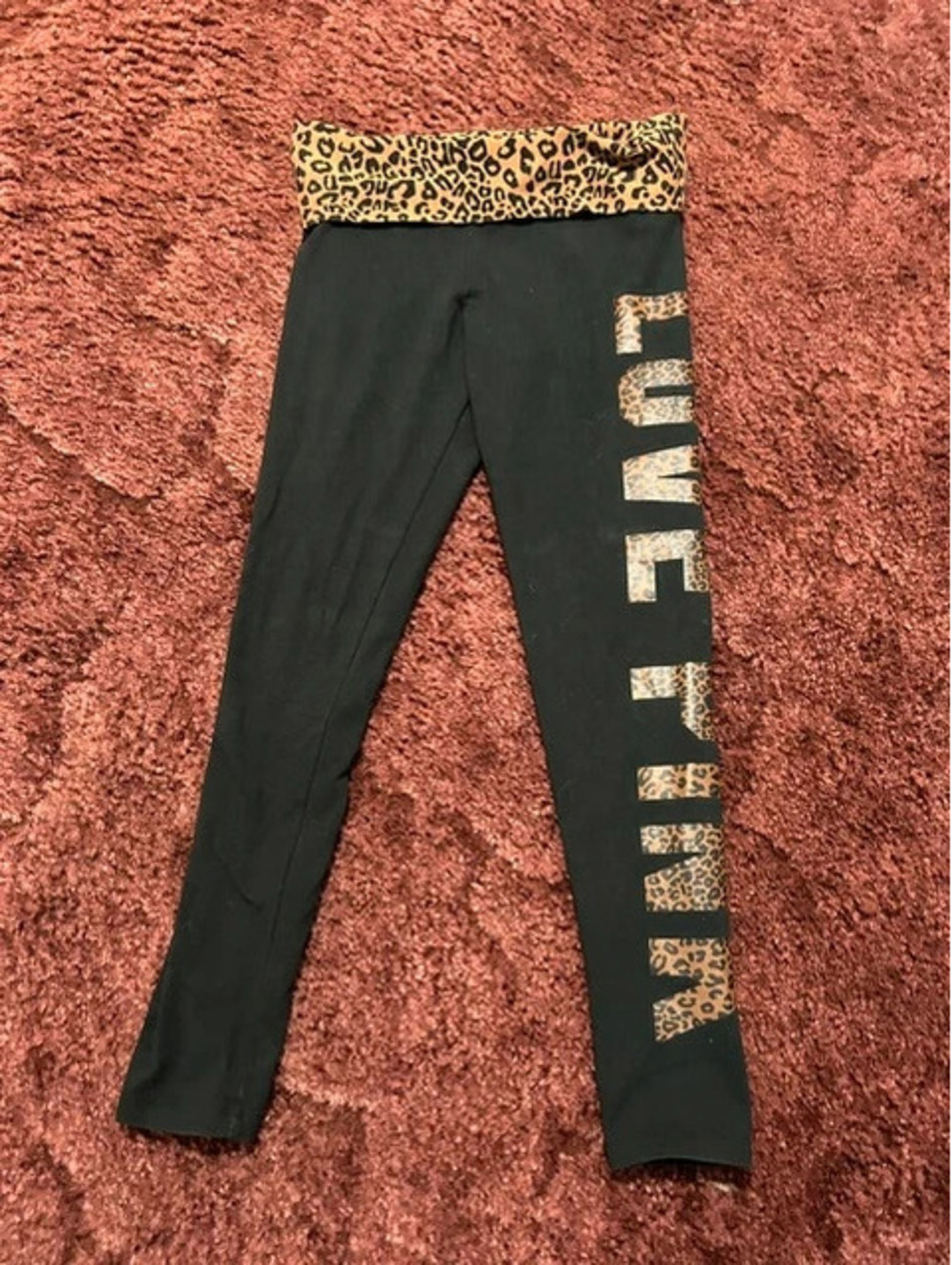 Victorias Secret Pink fold over leggings